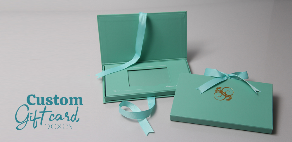 Innovative ways to represent custom gift card boxe