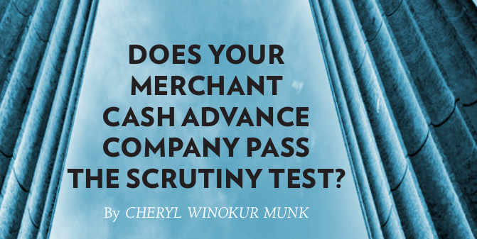 Merchant Cash Advance Lawsuit Defense